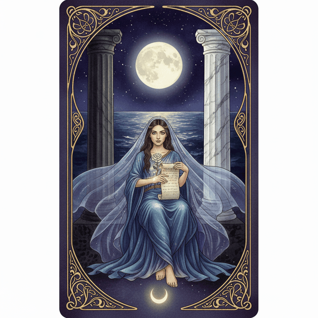 女教皇のカード